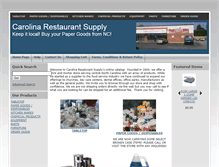 Tablet Screenshot of carolinarestaurantsupply.com